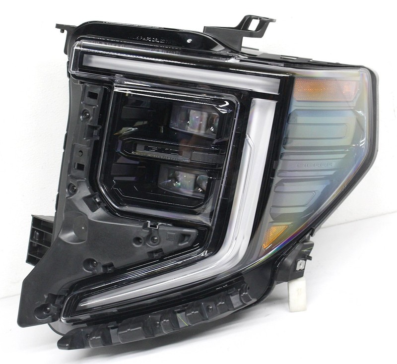 OEM Left Driver Side LED Headlamp For GMC Sierra Denali 85543193 Missing Tab