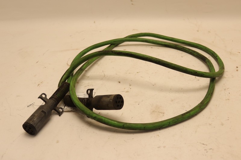 12-23 KENWORTH T680 SEMI TRUCK TRAILER 12" FT 7-WAY GREEN ABS STRAIGHT CABLE OEM