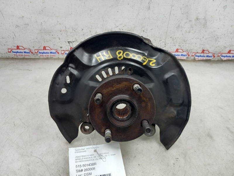 Passenger Right Front Spindle/Knuckle Hatchback Fits 06-19 YARIS 579312