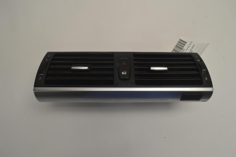 2010-2013 BMW X5M E70 E71 DASHBOARD CENTER AIR VENT GRILL PANEL W/ SWITCH OEM