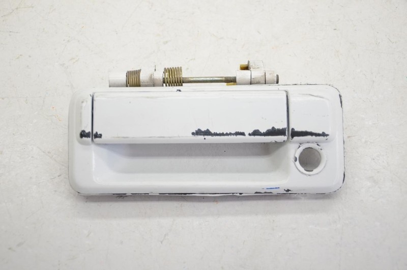Driver Left Front Exterior White Door Handle Fits 87-89 MR2
