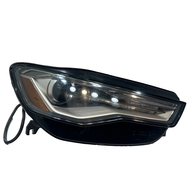 2016-2018 AUDI A6 3.0L FRONT RIGHT PASSENGER SIDE HEADLIGHT XENON DAMAGE OEM