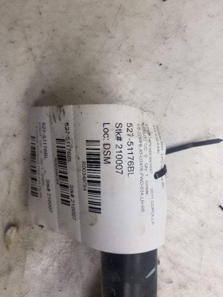 2011 TOYOTA COROLLA REAR LEFT DRIVER SIDE STRUT