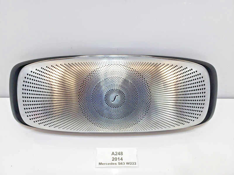 ✅ 2014-2017 OEM Mercedes W222 S63 Rear Ceiling Speaker Cover Trim