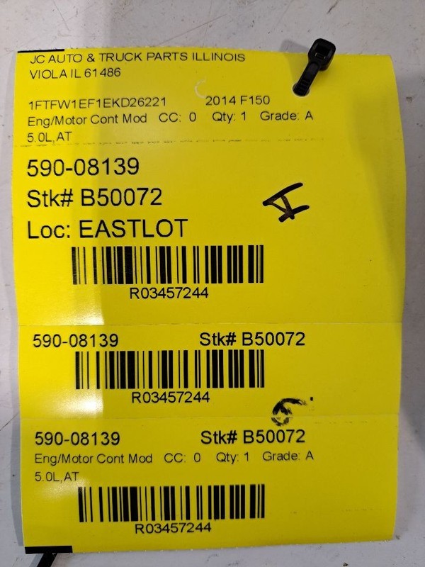 Engine ECM Electronic Control Module 5.0L Fits 13-14 FORD F150 PICKUP 3457244