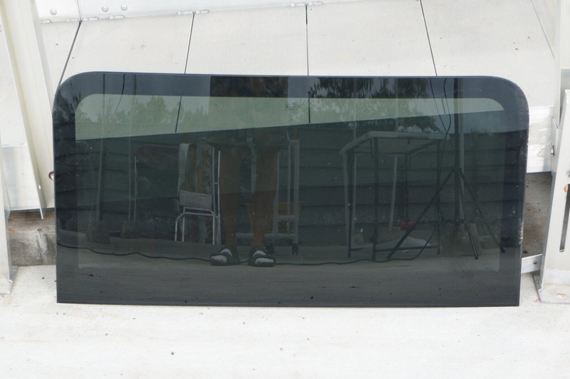 07-15 AUDI Q7 4L REAR PANORAMIC ROOF SUNROOF MOONROOF GLASS OEM