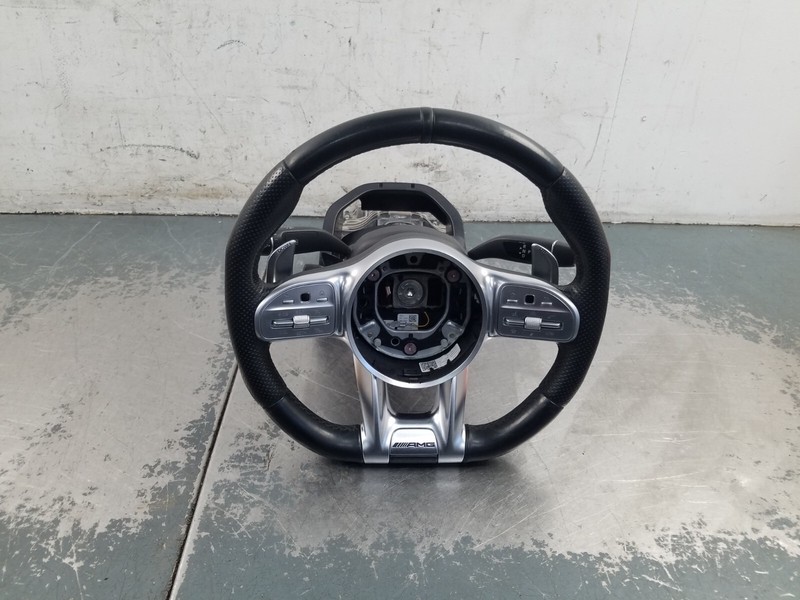 2020 Mercedes AMG C 63 Leather Steering Wheel / Column / Paddles #2454 A10
