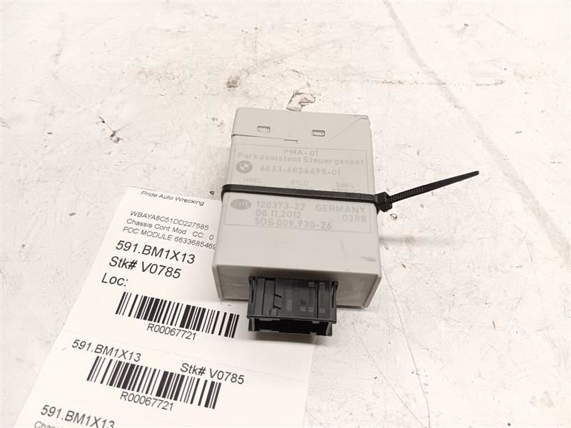 13-15 BMW 740i 750i PDC Module Park Distance Control Unit 66336854698