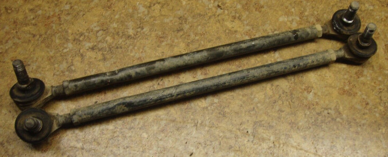 89 Suzuki ATV LT250 LT 250 Quadsport Quad Sport Steering Stem Shaft Tie Rod Rods
