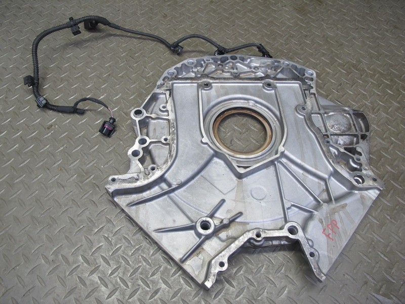 17-23 PORSCHE PANAMERA 971 2.9L ENGINE REAR TIMING PLATE COVER 06M103173K