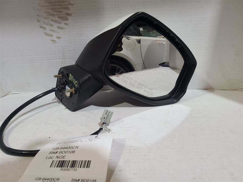 Passenger Side View Mirror Power Body Color Non-heated Fits 13 CIVIC 567733
