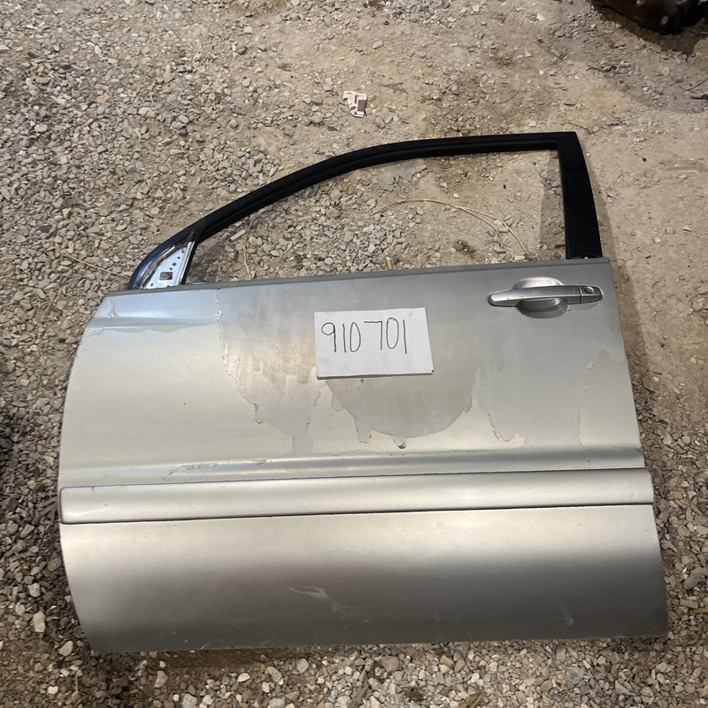 TOYOTA HIGHLANDER 2005FRONT LEFTSIDE DOOR SHELL SKIN FACTORY Gray