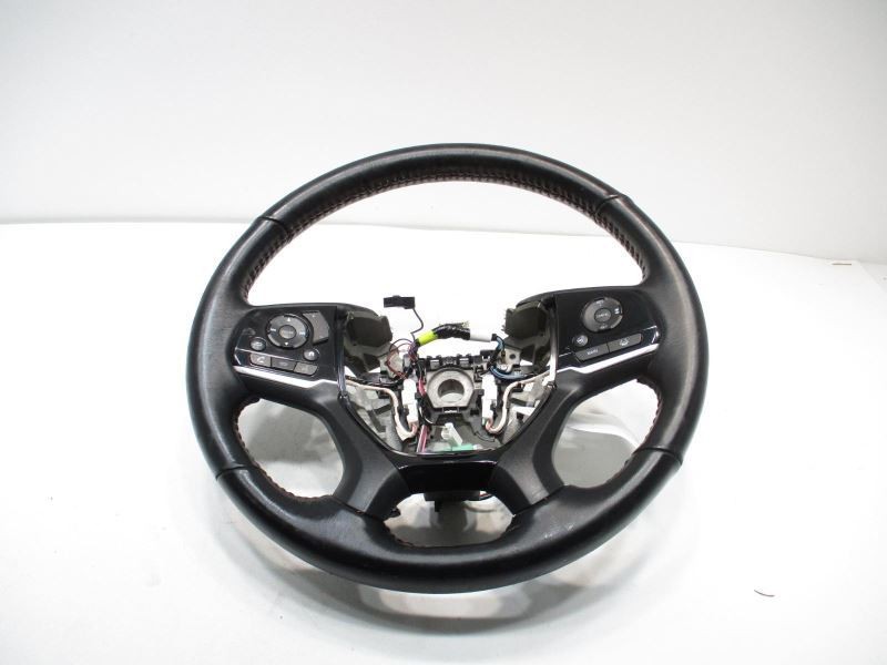 2020 HONDA PILOT STEERING WHEEL BLACK LEATHER W/CONTROLS 3.5L 15K -BLK ED- 39948
