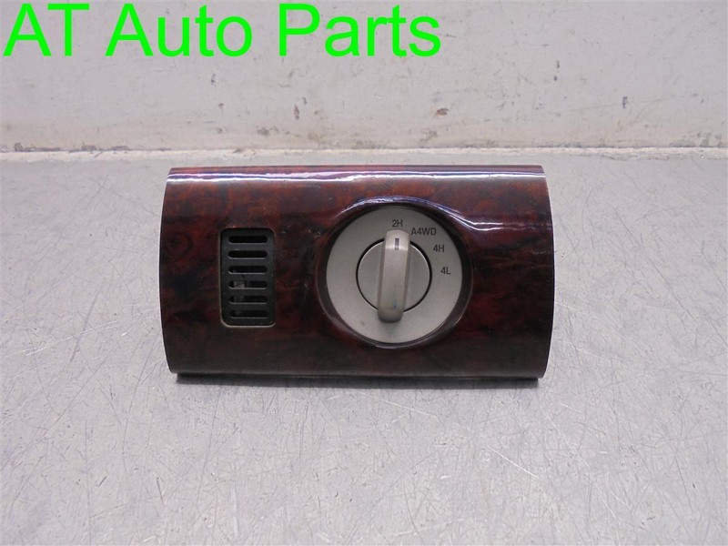 03-06 LINCOLN NAVIGATOR 4X4 4WD CONTROL SWITCH WOODGRAIN TRIM OEM 2L7Z-14B166-AA