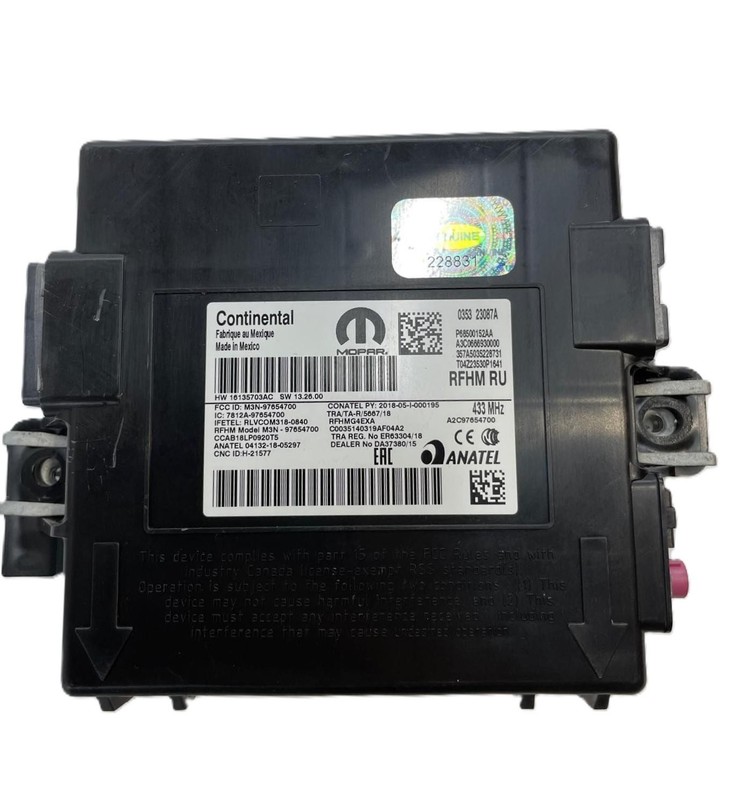 2017-2024 Chrysler Pacifica Keyless Entry Module 68500152AA Needs Programming