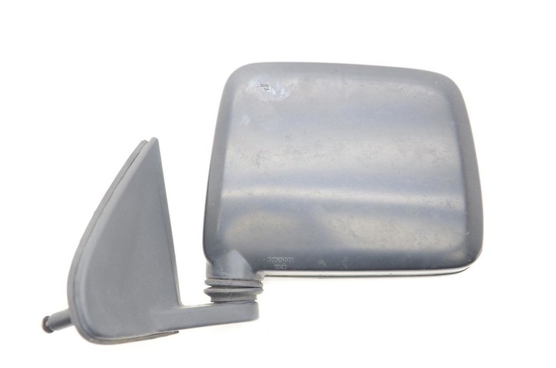00-04 Frontier Black Driver Left Side Manual Folding Door Mirror
