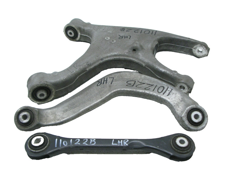 08-16 AUDI B8 A4 S4 SEDAN REAR LEFT DRIVER SUSPENSION CONTROL ARM OEM SET 110122