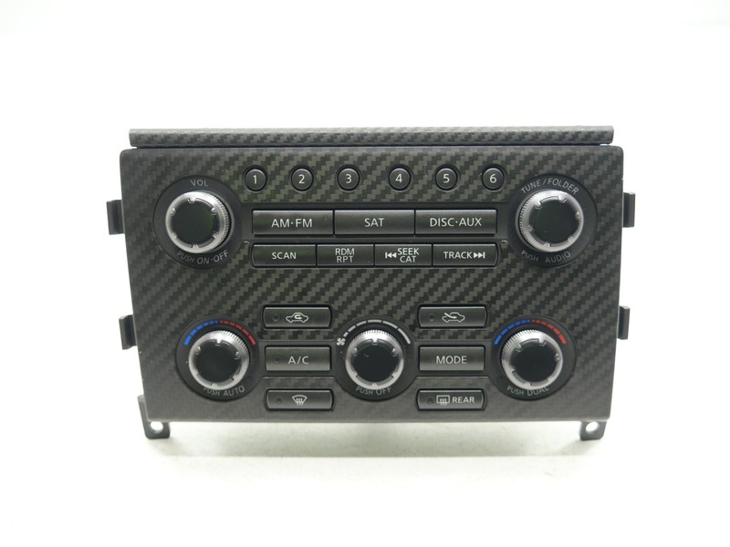 Used Radio Climate Control Panel Module Head Unit 2009-2024 Nissan GT-R OEM