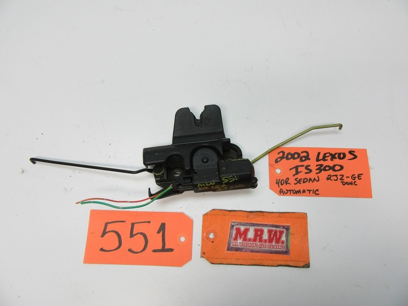 TRUNK LATCH LOCK ACTUATOR REAR WIRE DECK LID BACK for 01-05 LEXUS IS300 SEDAN