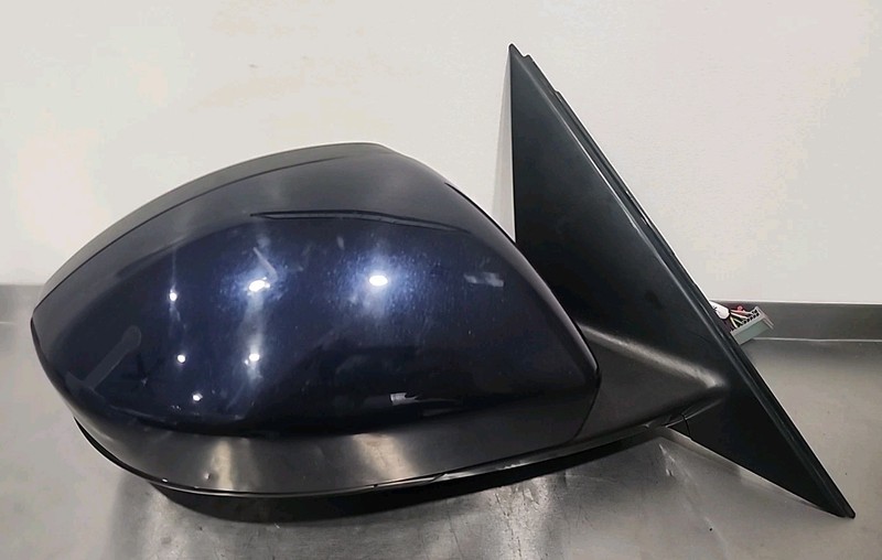 14-19 Land Rover Range Rover Sport Right Door Mirror OEM Blue W/O Blind Spot RH