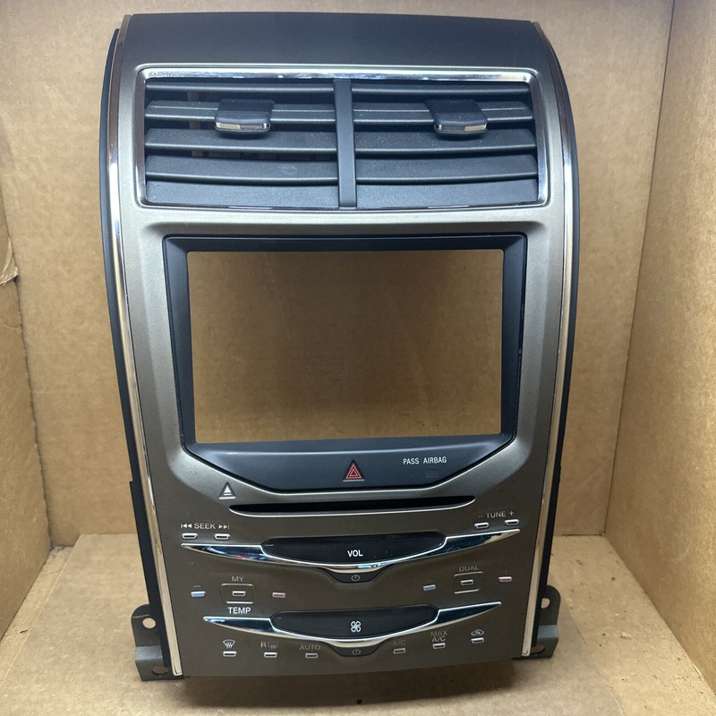 2011-2015 Lincoln MKX Radio Stereo Climate Control w Bezel BA1T-18A802-AJ