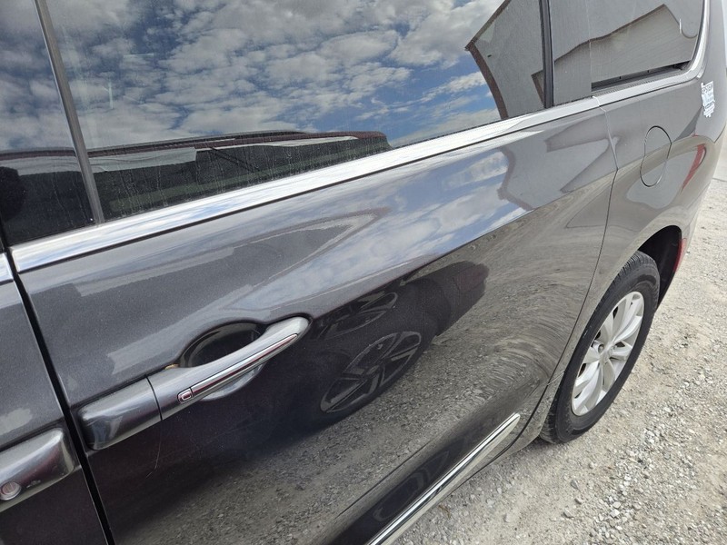 Driver Rear Side Door Movable Tempered Glass Fits 17-25 PACIFICA 3603223