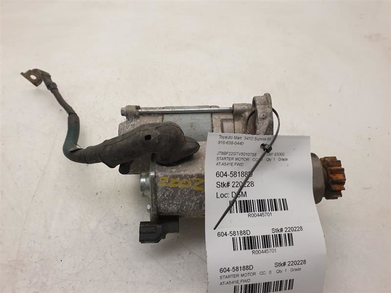 95-01 LEXUS ES300 3.0L FWD AT 1.4KW STARTER MOTOR ASSEMBLY