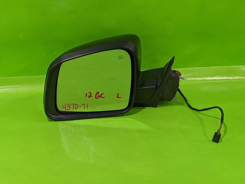 11-20 GRAND CHEROKEE DRIVER LEFT SIDE VIEW MIRRORBRILLIANT BLACKOEM 4370-71