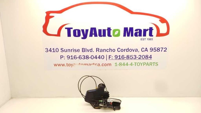 02-10 TOYOTA MATRIX PASSENGER SIDE REAR DOOR LOCK ACTUATOR ASSEMBLY