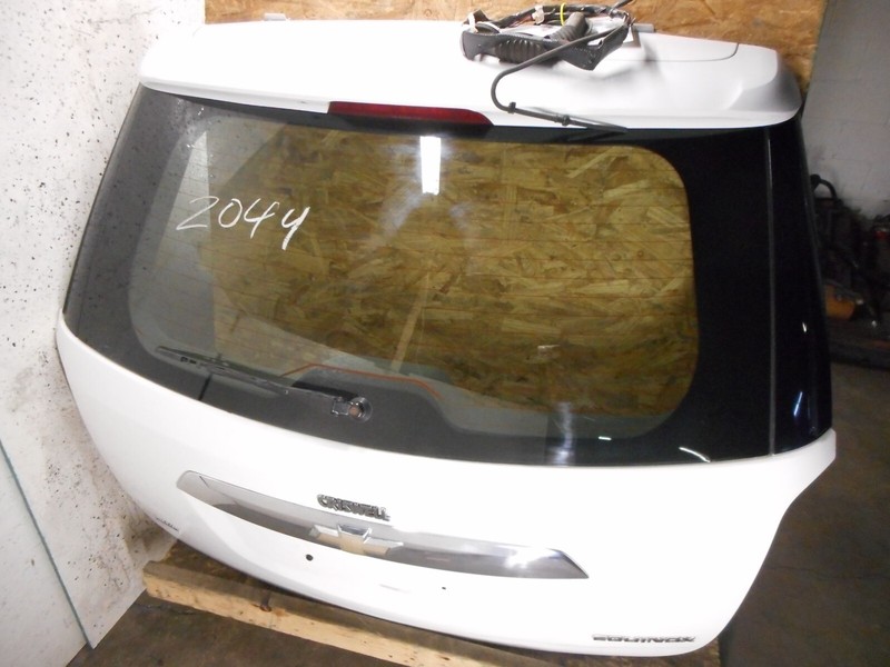10 11 12 13 14 15 16 17 Chevrolet Equinox Hatch Liftgate OEM White W/o Camera