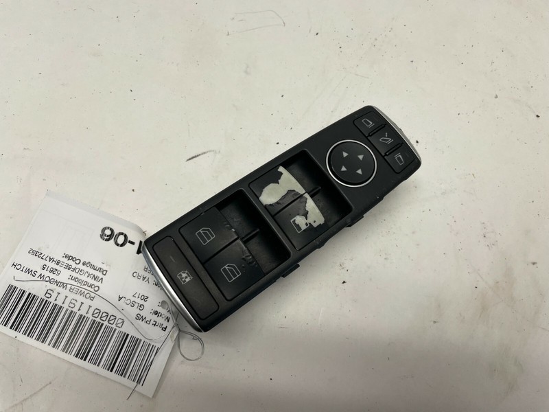 2017-2019 MERCEDES GLS450 GLS350 FRONT LEFT DOOR MASTER WINDOW SWITCH 1669054400