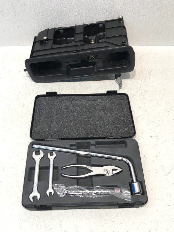 2001-2006 Lexus LS430 Spare Tire Trunk Emergency Tools Kit Box Jack Case OEM