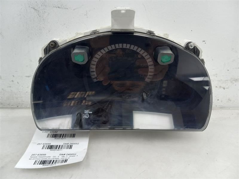 06-07 TOYOTA HIGHLANDER HYBRID 3.3L FWD AT SPEEDOMETER INSTRUMENT CLUSTER