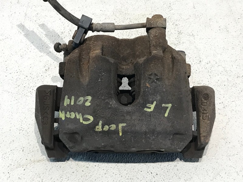 14-22 JEEP CHEROKEE FRONT LEFT DRIVER SIDE DISC BRAKE CALIPER OEM