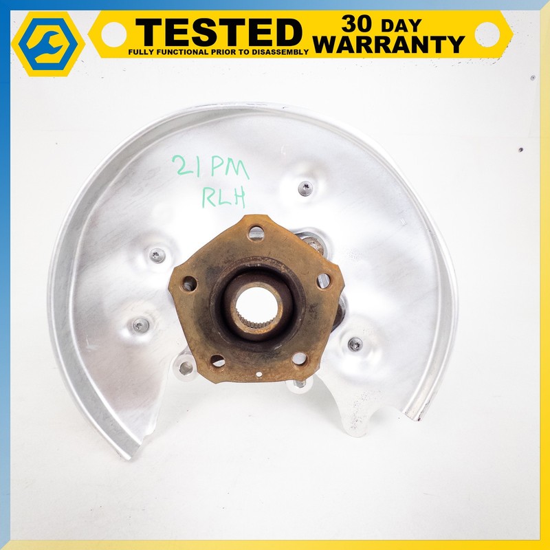 15-24 PORSCHE MACAN REAR LEFT DRIVER SIDE SPINDLE KNUCKLE W/ HUB OEM