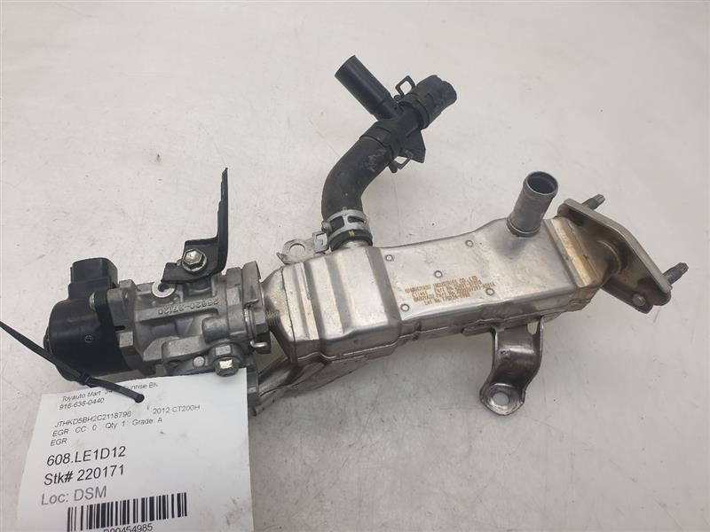 2012 LEXUS CT200H F-SPORT 1.8L 2WD AT EGR VALVE