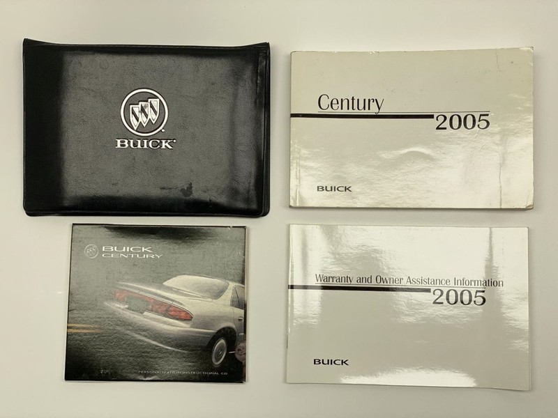 Owners Manual 2005 Buick Century 86615