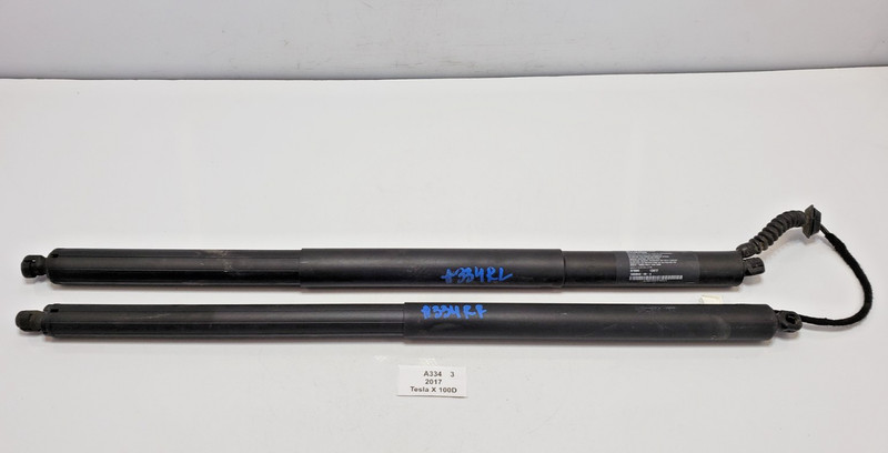 ✅ 16-23 OEM Tesla Model X Rear Power Trunk Lid Tailgate Liftgate Strut Shock SET