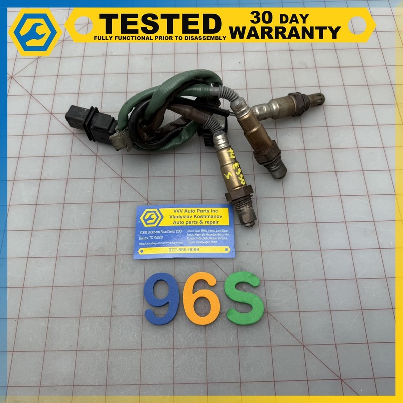 12-18 Mercedes 4.7L V8 M278 ENGINE OXYGEN O2 LAMBDA SENSOR SET OF 3 OEM