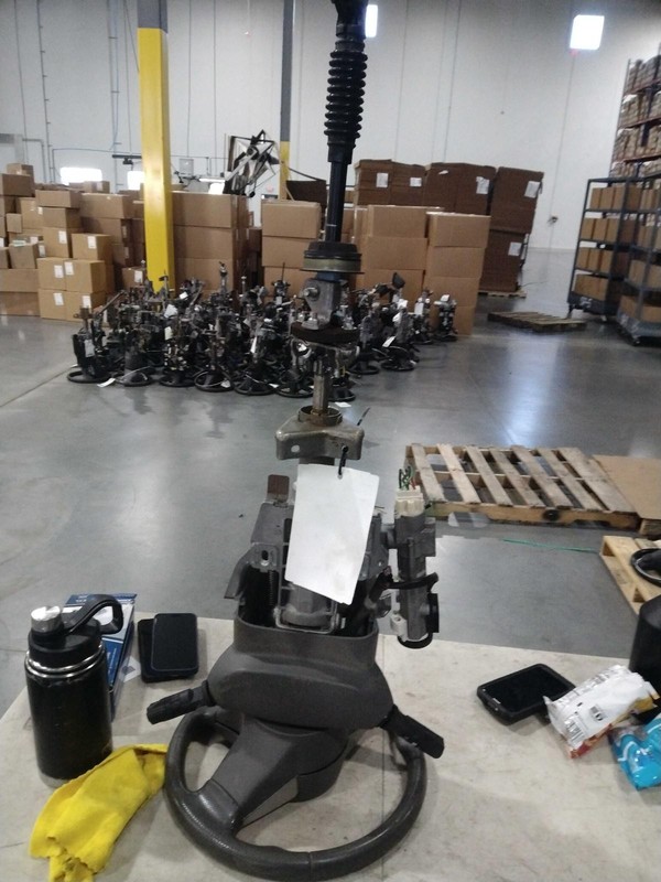 2013 Nissan Frontier OEM Used Steering Column Grey 121K Miles Warranty
