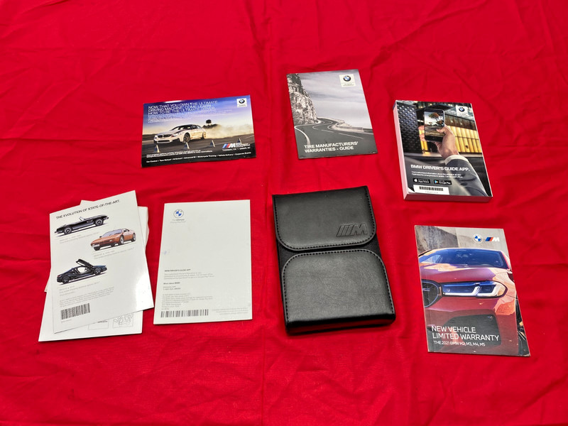18-23 BMW F90 M5 Sedan Owners Booklet Book Manual Guide w/ Case Cover Set OEM✅