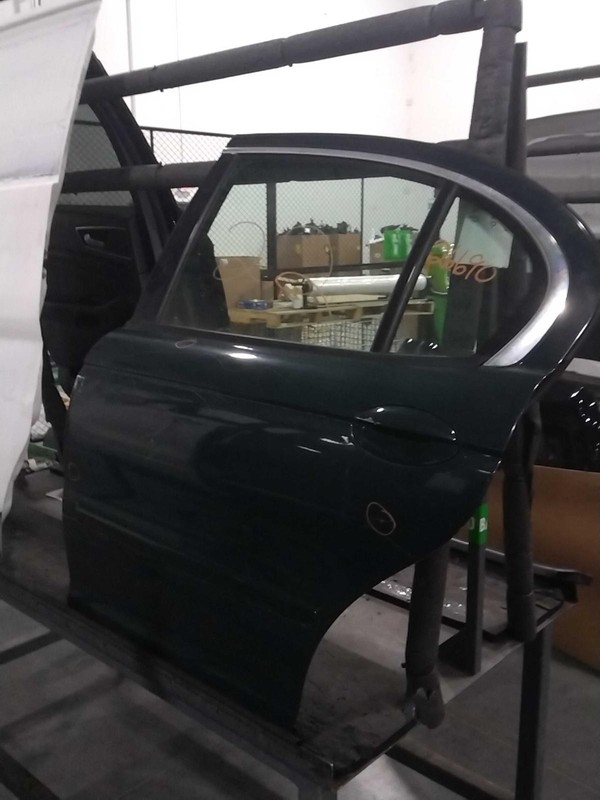 2004 Jaguar X-Type Green Left Rear Door OEM 164K Mileage - Used Part