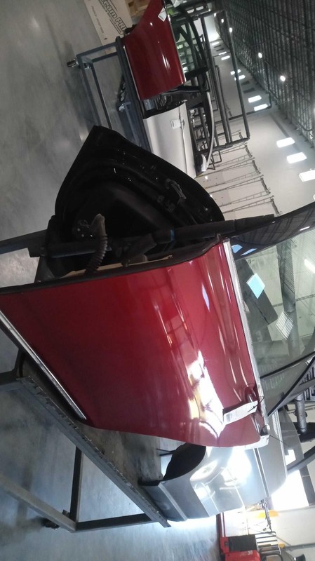 2017 Lincoln Continental Rear Left Door Red OEM Used 53000 Miles NJ25-20937