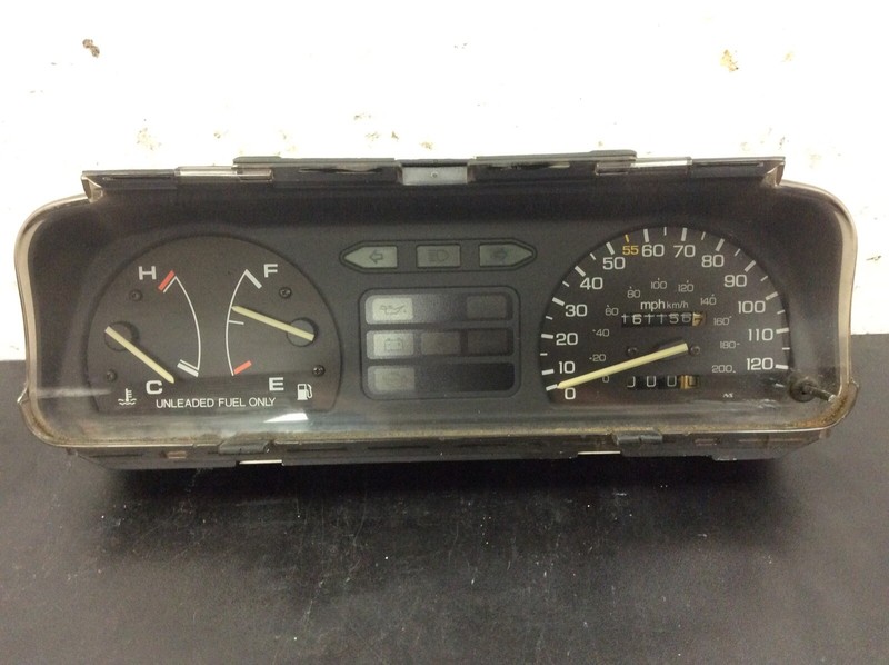 88-89 Civic DX MT Instrument Panel Cluster Speedo Meter Gauges 161k OEM