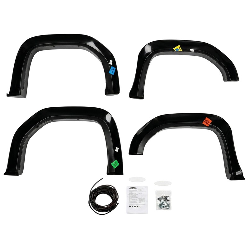 19-22 GMC Sierra 1500 Trucks Bushwacker Extend-A-Fender Fender Flares Set