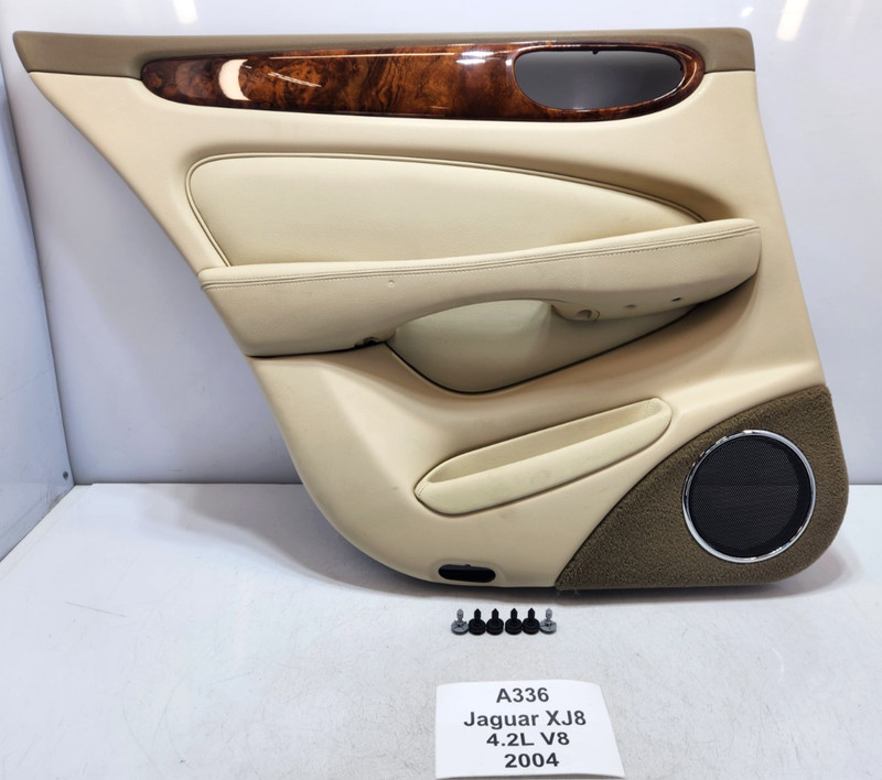 ✅ 2004-2009 OEM Jaguar XJ8 SWB Rear Left Driver Side Interior Door Panel Beige