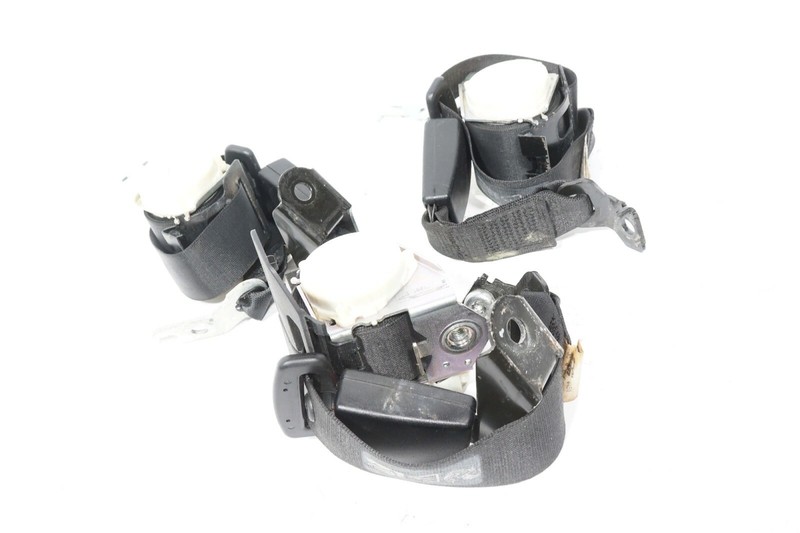 08-10 BMW 525i 528Xi 530i E60 REARLEFT RIGHT CENTER SEAT BELTBUCKLE SET OF 3