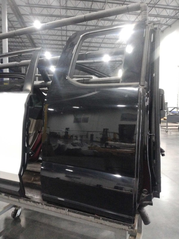 2023 Ford F150 Pickup Right Rear Door Black Used OEM 719696 Small Scratch