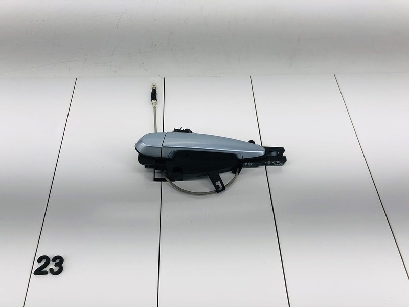 07-12 BMW 328I E90 REAR LEFT SIDE EXTERIOR DOOR HANDLE BLUEWATER METALLIC OEM