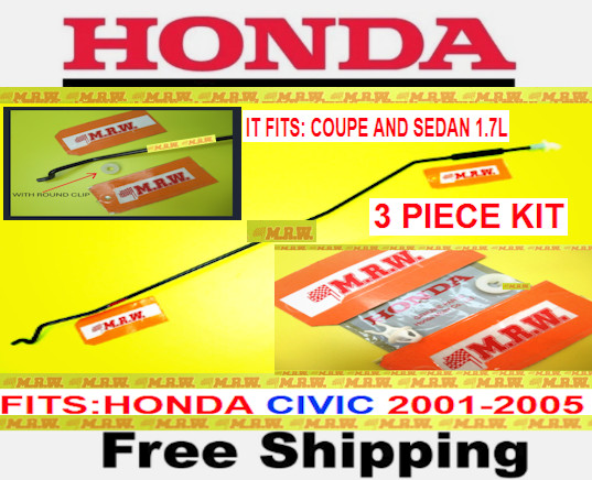 HOOD ROD PROP ROUND BUSHING GROMET HOLE CLIP HOLDER 3 for HONDA CIVIC 01-05 1.7L